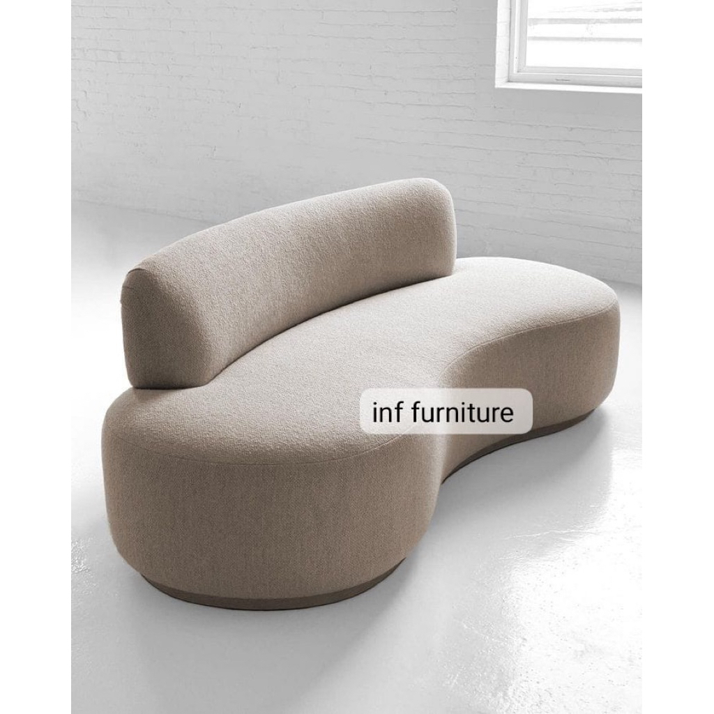 sofa lengkung sofa cantik lengkung sofa butik sofa salon sofa ruang lobby