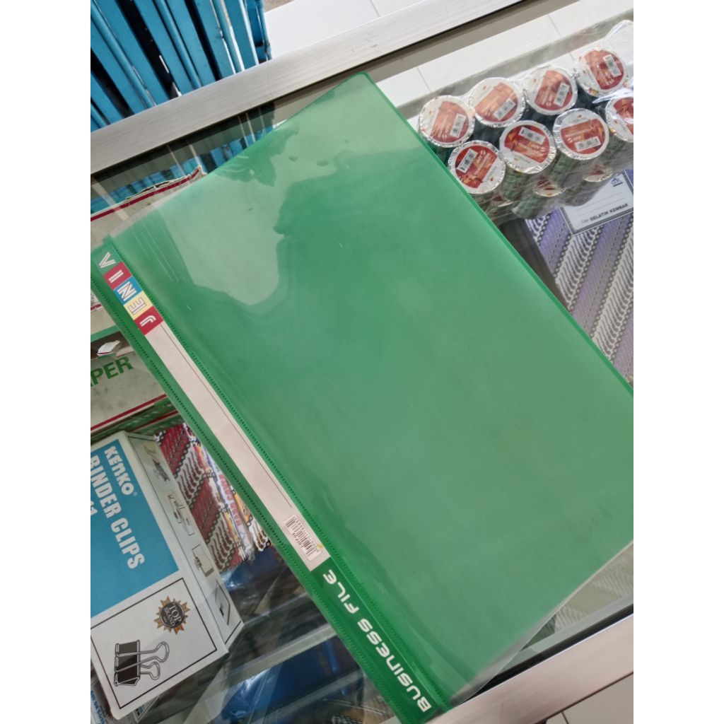 Map Plasitik Jenia / Map Plastik / Warna Hijau, Ungu, Kuning, Putih, Hitam, Pink, Biru