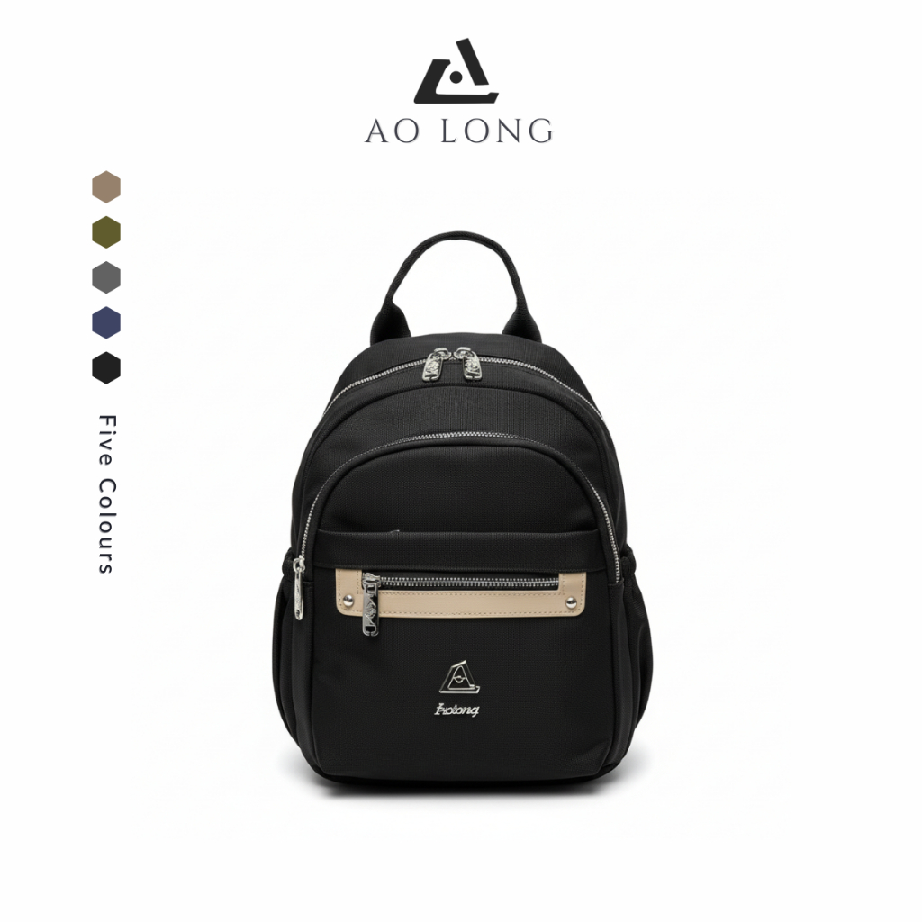 AOLONG Tas Ransel Riyan 5016 #RS.141 - Backpack Fashion Bahan Kanvas Premium