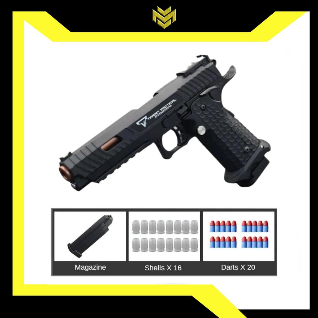 Mainan Nerf Dart Blaster Spring Combat John Wick Edition not WGG