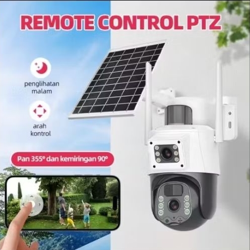 CCTV Solar Panel wifi Dual camera
