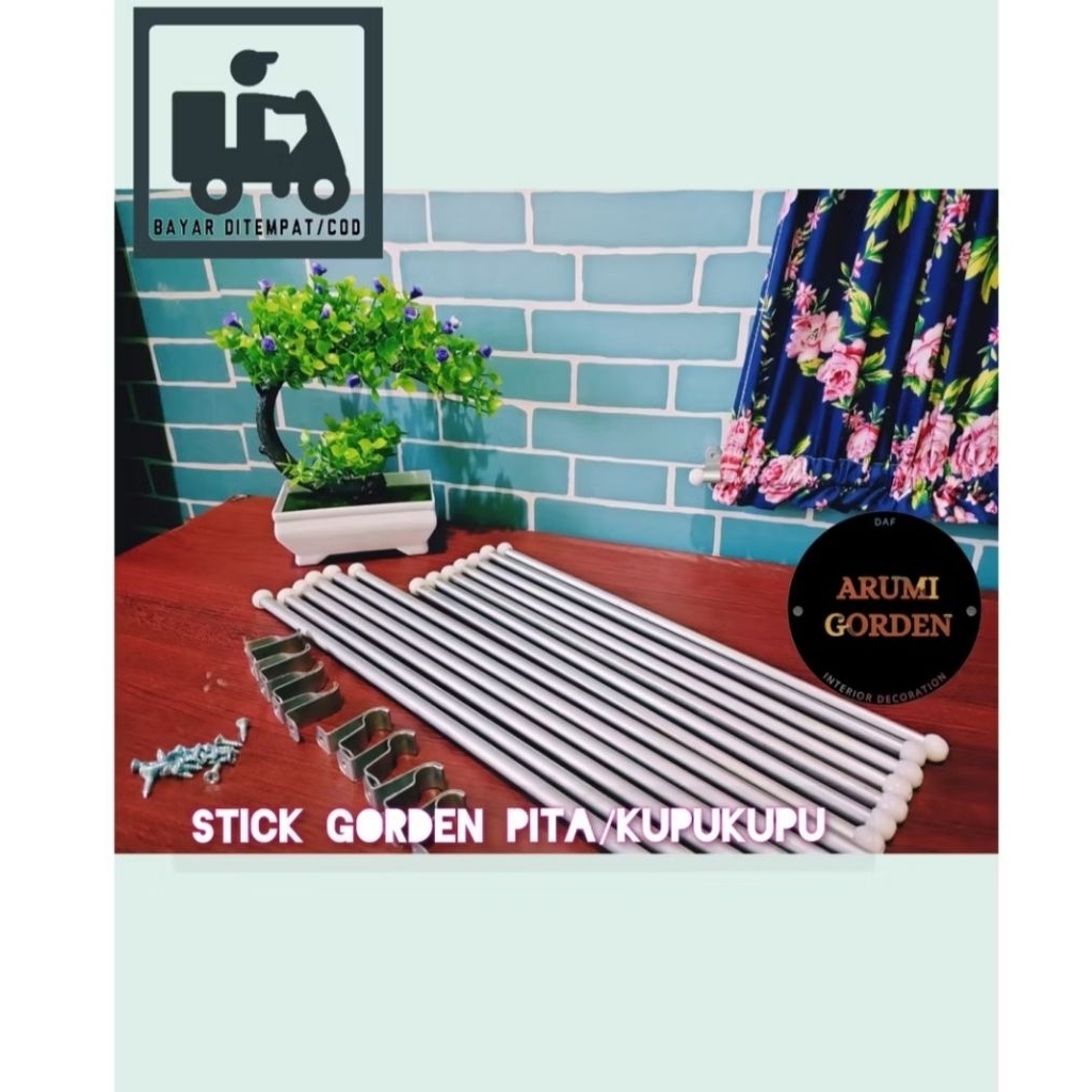 Stik Gorden kupu kupu/batang gorden/besi gorden