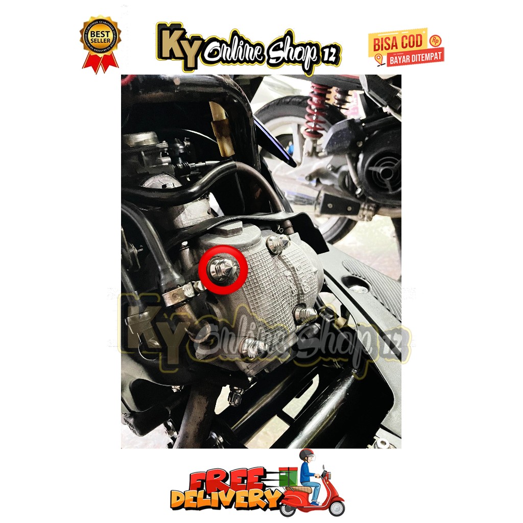 MUR HEAD TUSUK SATE ( 1 MUR ) MODEL TOPI H-2 MIO SMILE SPORTY SOUL FINO NOUVO Z LELE VIETKONG ELEGAN