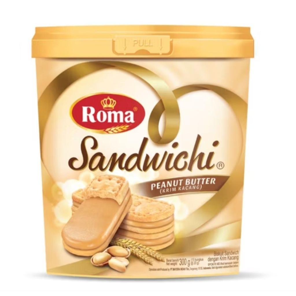 BISKUIT ROMA SANDWICHI PEANUT JAR