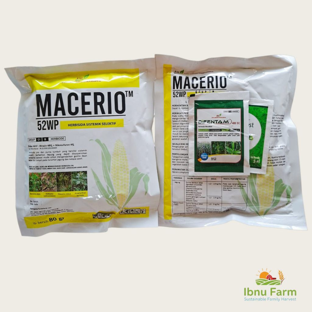 Herbisida Sistemik Selektif Jagung Macerio 1 Sachet