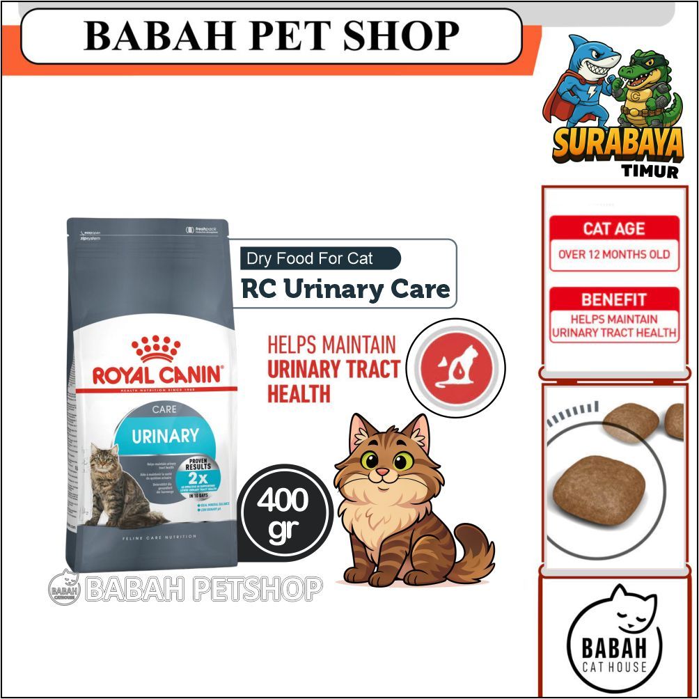 400gr ROYAL CANIN URINARY CARE cat food rc urinari so adult makanan kucing sakit saluran susah kenci