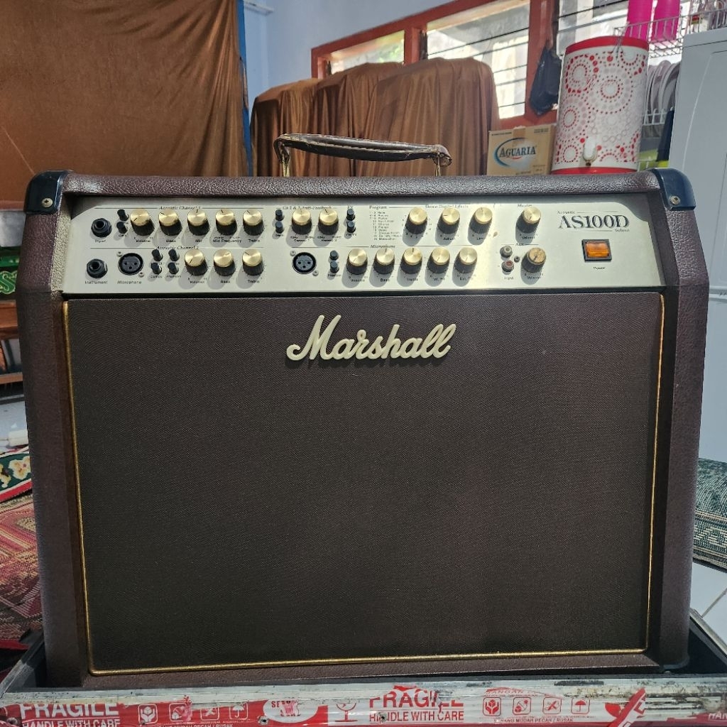 marshall as100d amplifier acoustic vocal ampli akustik