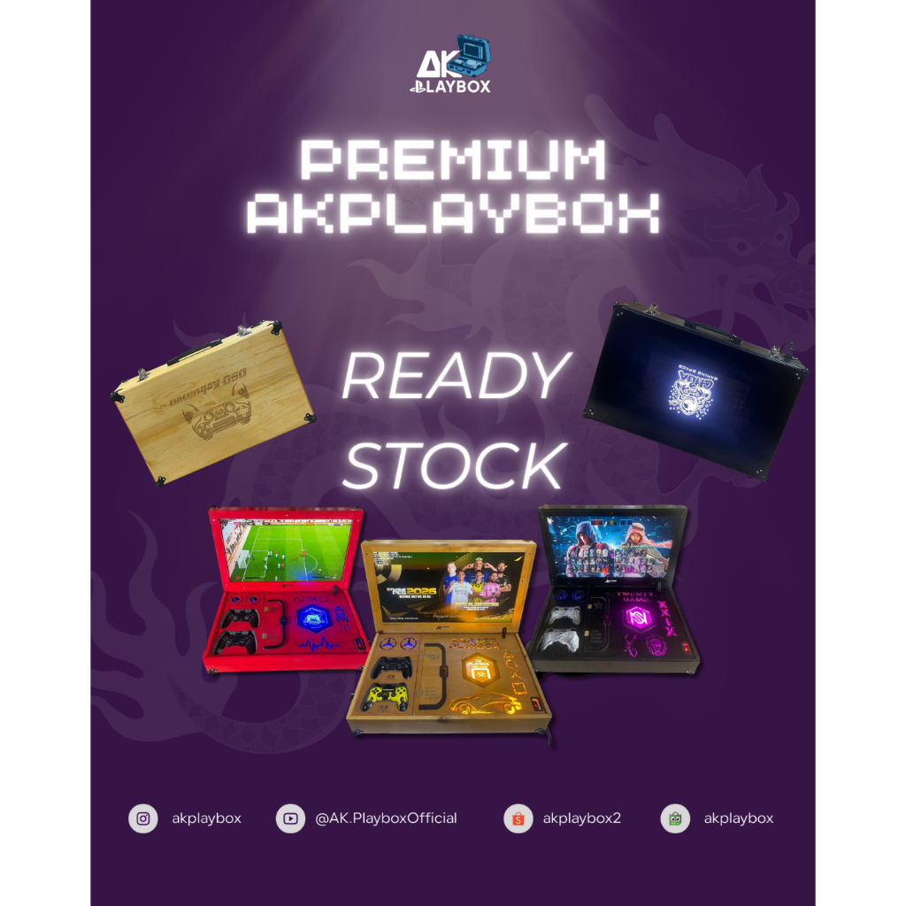 PLAYBOX PS PORTABLE PS3/PS4 READY STOCK