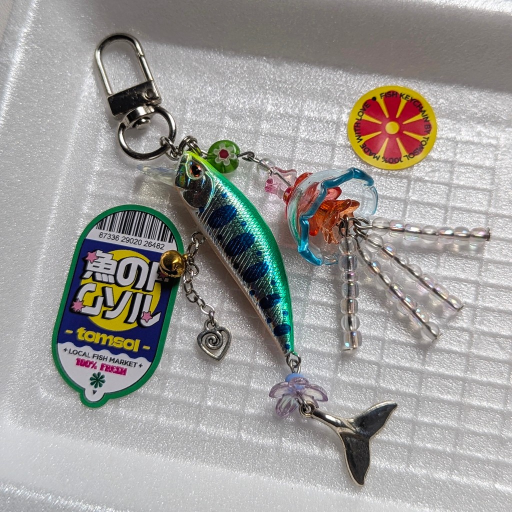 Fish Keychain "Shiny Swimmer"vol.3 | Bag charm | Tringkets