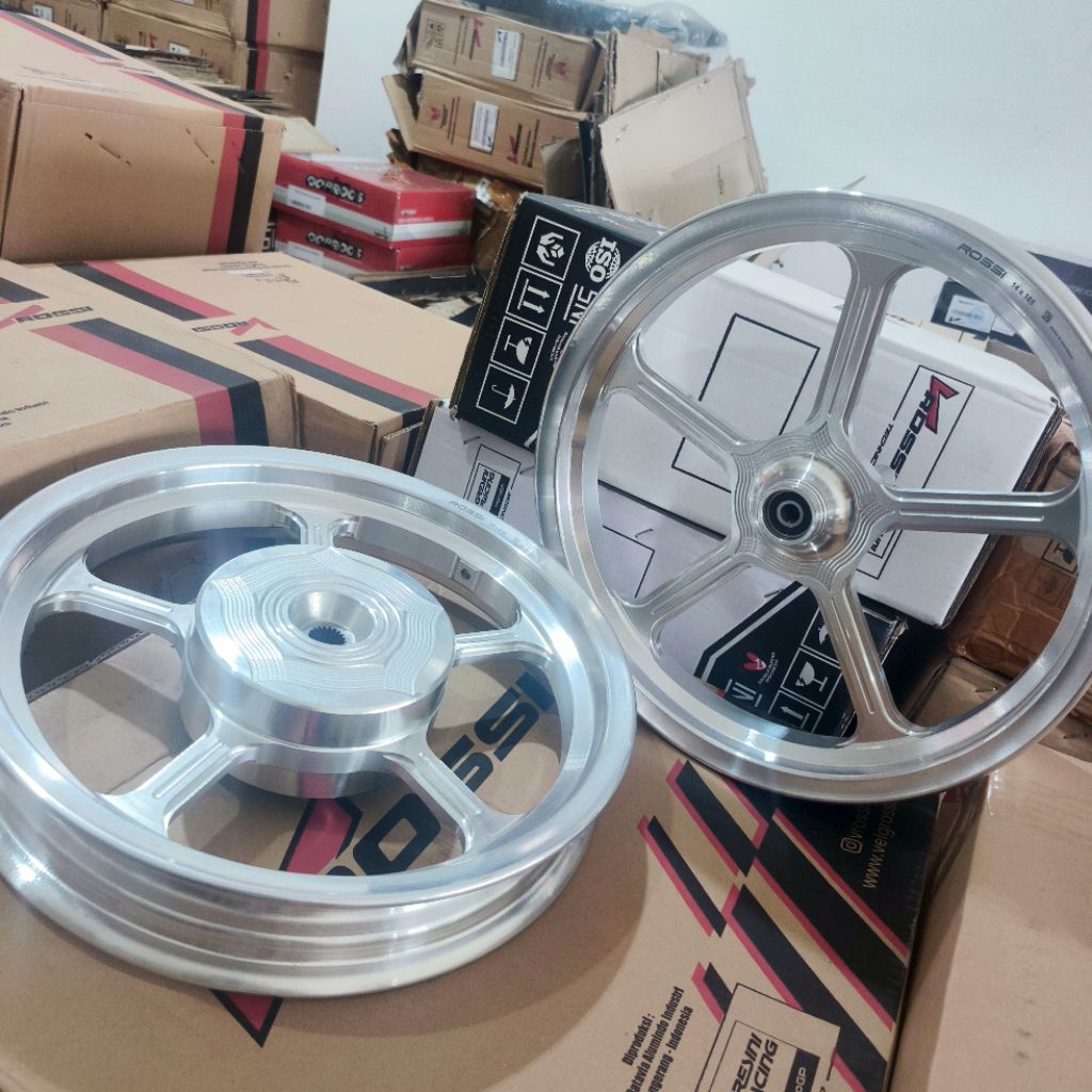 Velg VRossi Venom Mercury | H.VARIO 110/SCOOPY/BEAT | SILVER NC