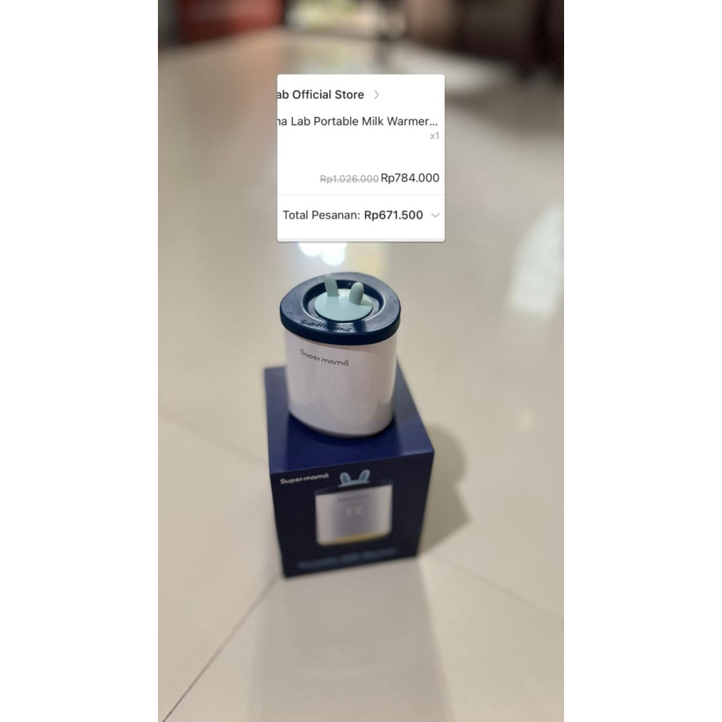 Preloved Milk Warmer Supermama Lab