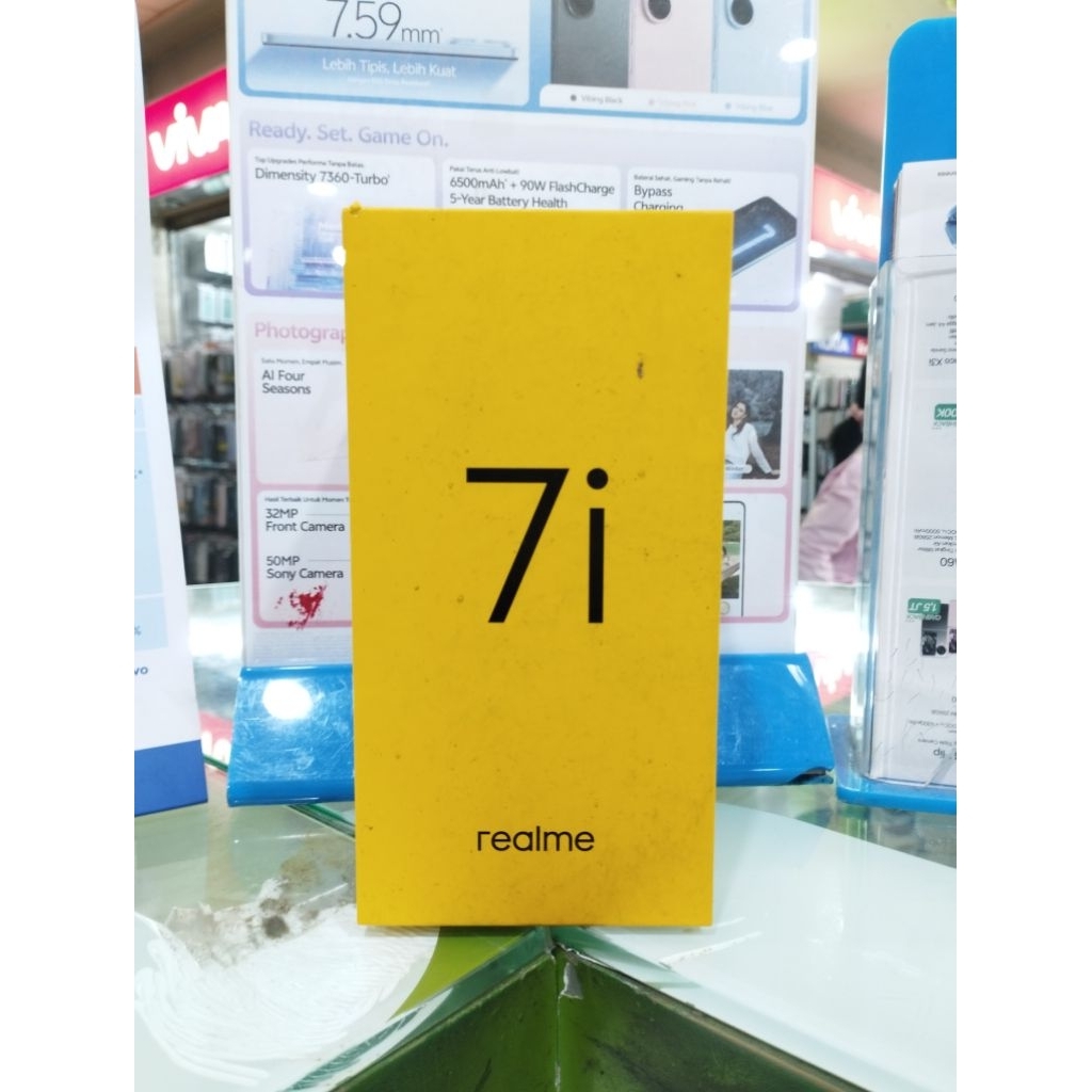 Dus Hp Realme 7i - Kardus Kosong Realme-7i bekas 0ri9inaI
