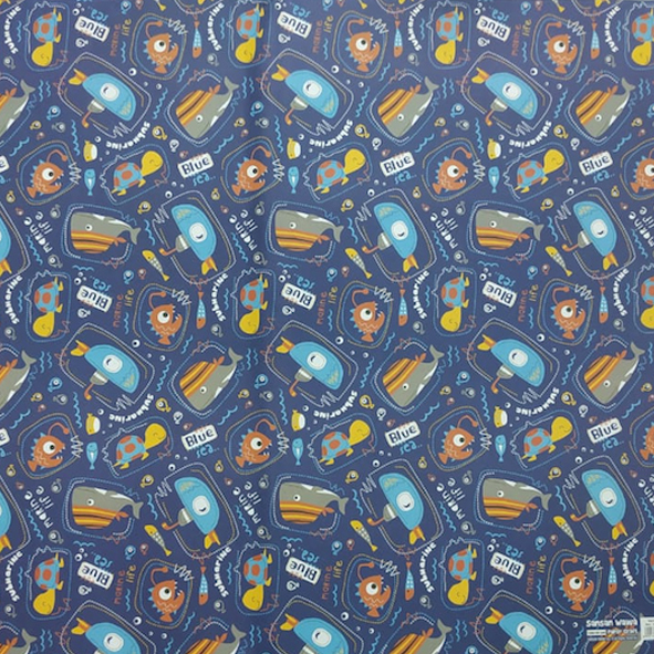 Kertas Kado Rocket & BTS