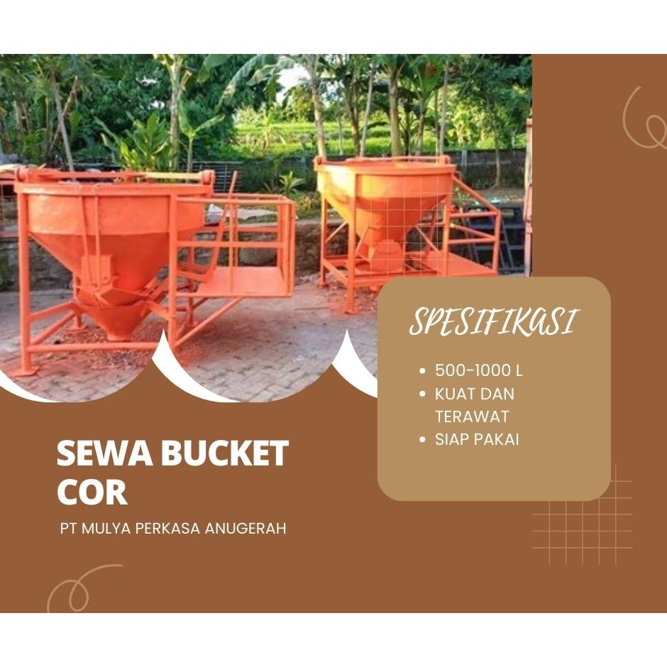 SEWA BUCKET COR CILEDUG 500–1000 L