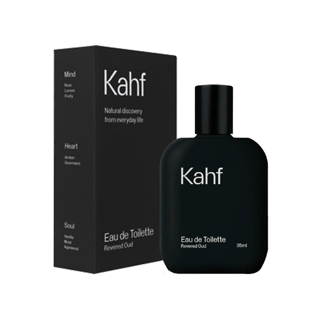 Kahf Eau de Toilette Revered Oud 35ml | Parfum Cocok untuk pria dan wanita Wangi tahan lama dan mewa