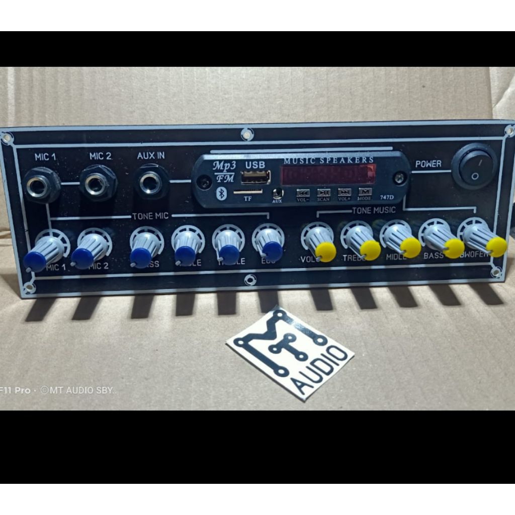 MixerParametrik2mic plus panel