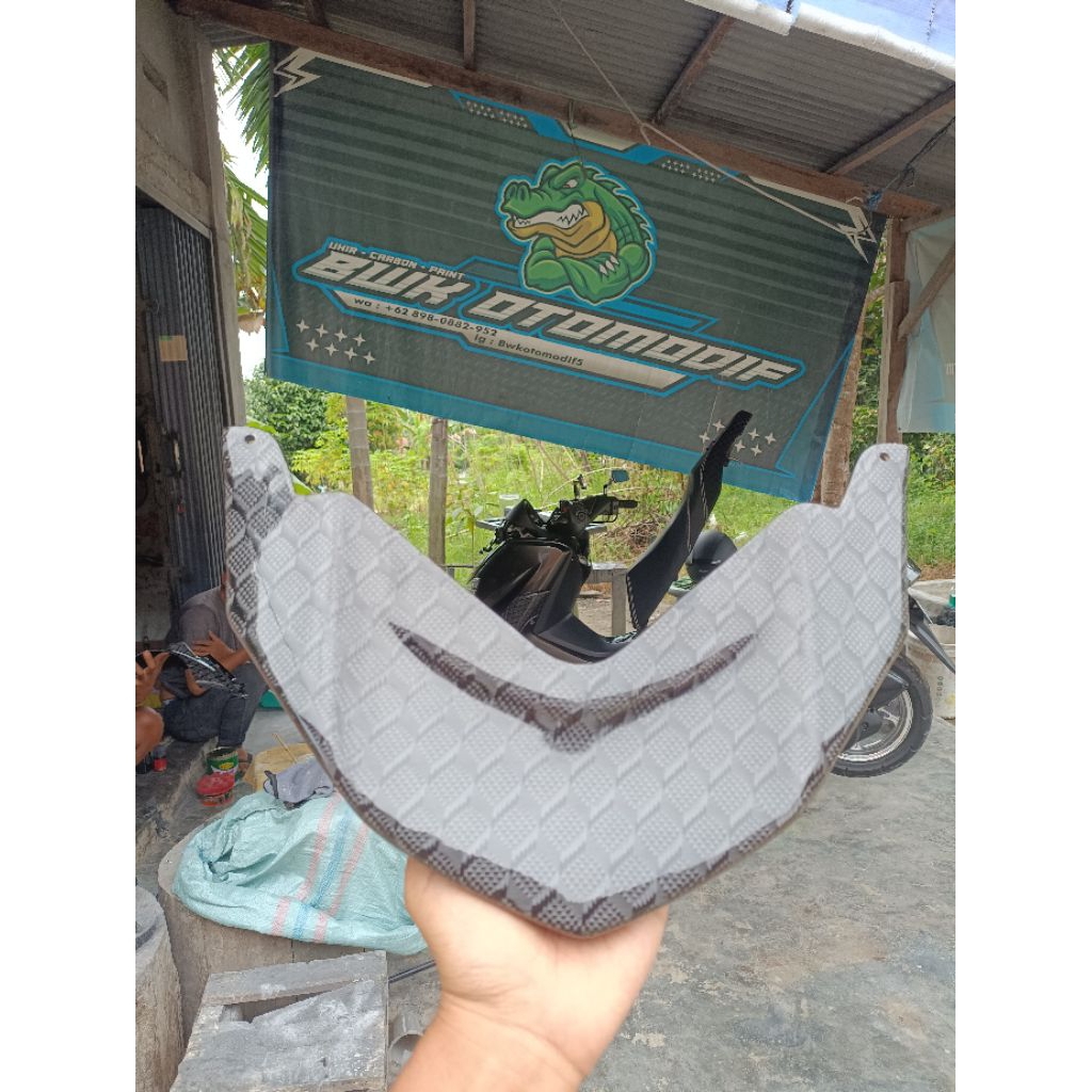 Ducktail nmax old variasi original skining part carbon kevlar/forged