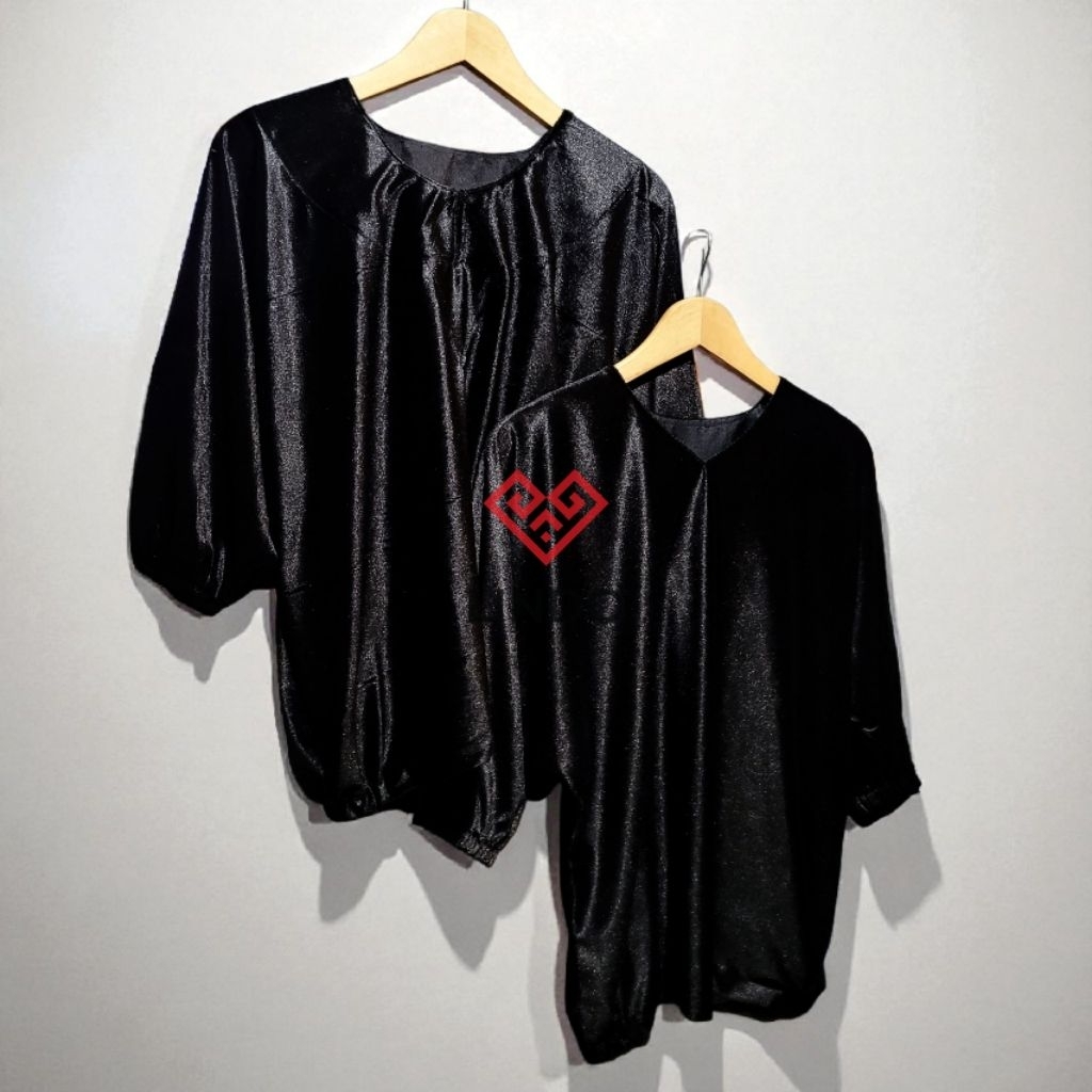 Baju Indo' Modern Beludru Toraja (Hitam) (Kode: CB1015210)