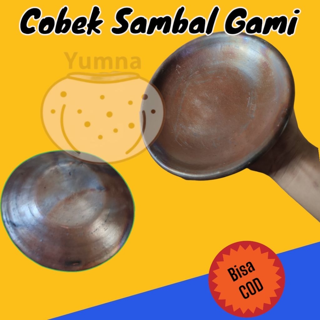 Cobek tanah liat, cobek Sambal Gami, cobek Gerabah tanah liat