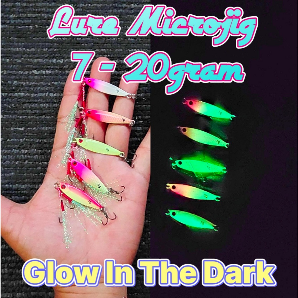 MICROJIG FULL GID UMPAN CASTING JIGGING 7-20GRAM UMPAN MANCING JIG UL JIG LAUT