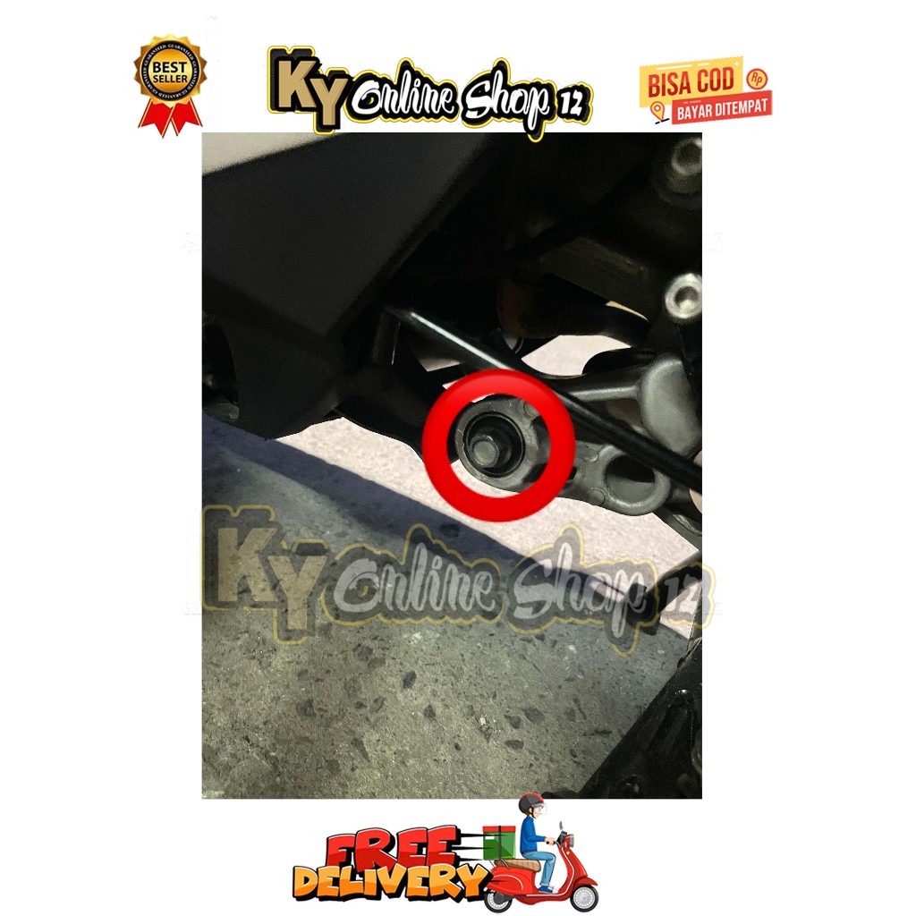 AS MOUNTING KRENGKES KE RANGKA MODEL H-2 BEAT ESP NEW SCOOPY ESP NEW STREET TAHUN 2015 - 2021 CBS HO