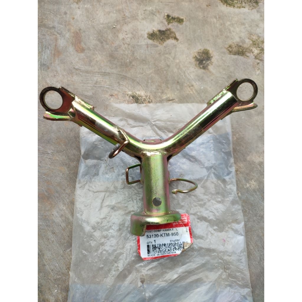 Dudukan Stang Stir 53120-KTM-950 Supra X 125 Old Batman Original Honda Genuine Parts