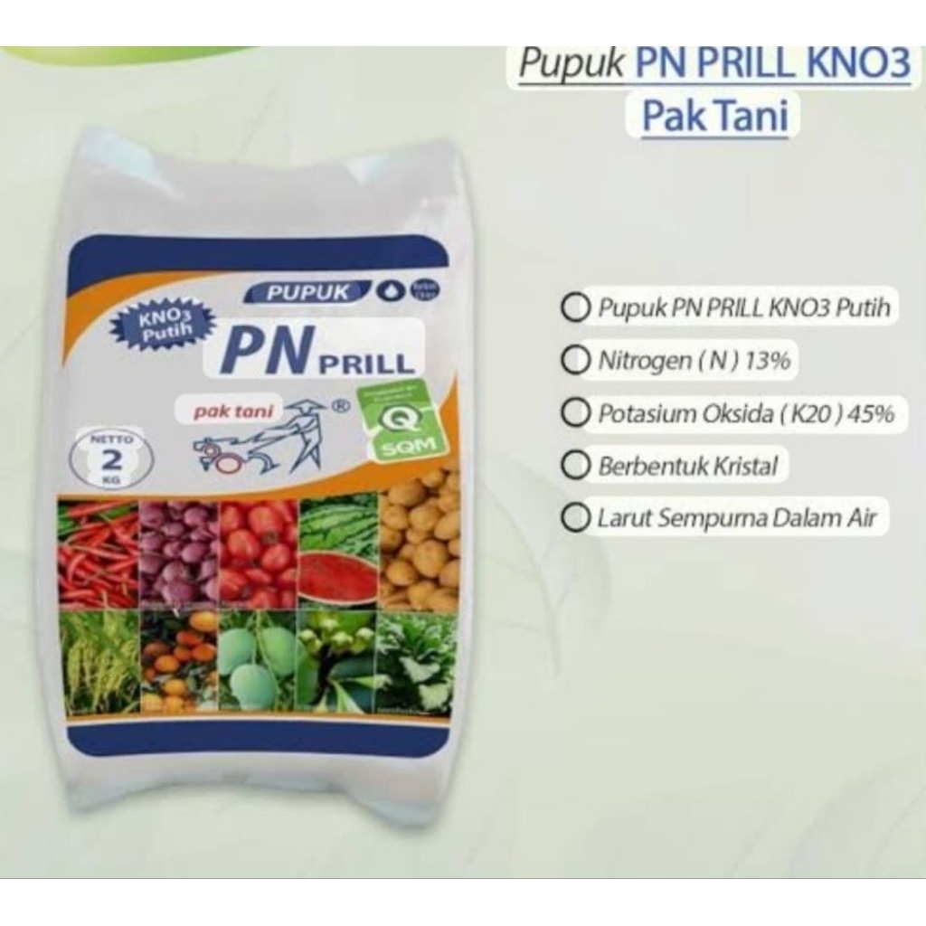 pupuk kno3 putih pak tani 1kg