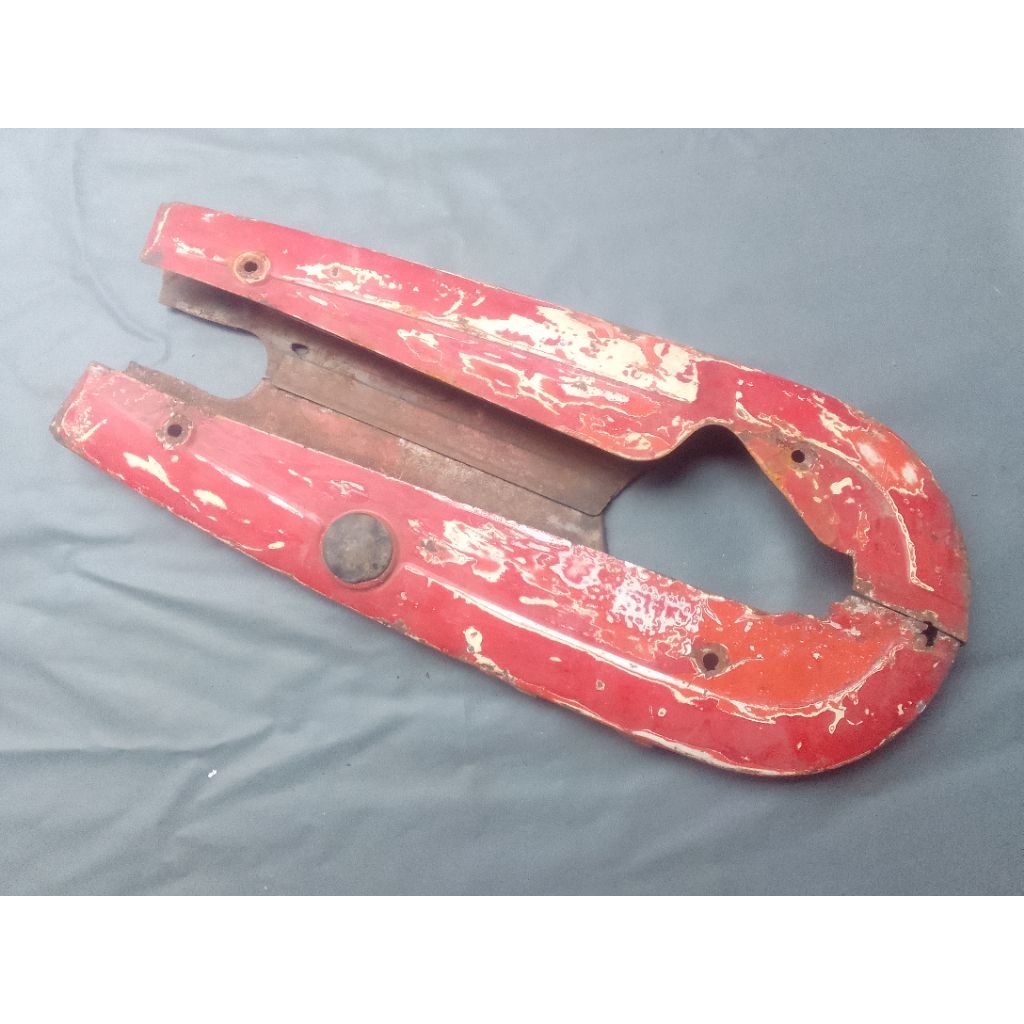 ketengkas cover tutup rantai belakang honda cb 100 125 k0 k1 k2 1970-1974 arm bulat original second 