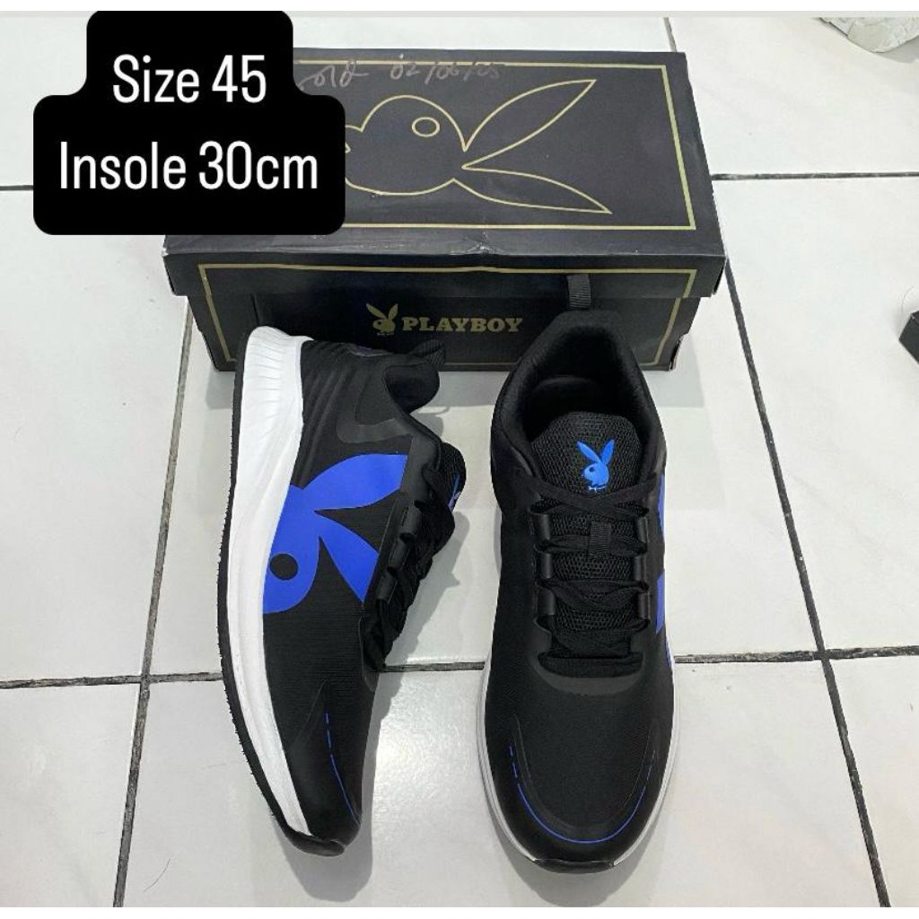 Playboy sepatu sneakers pria 100% original dari Playboy
