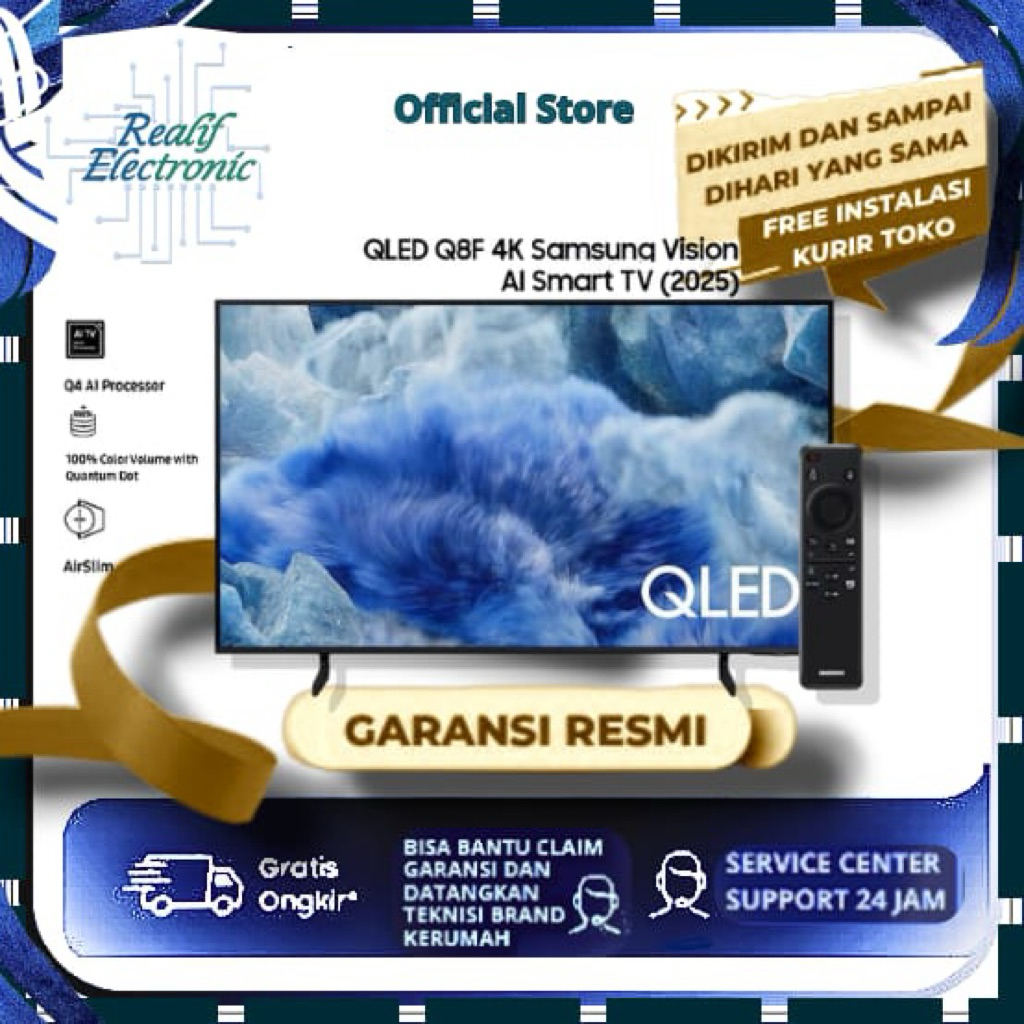 Samsung QA85Q8FAKXXD Smart TV QLED 85 Inch 4K