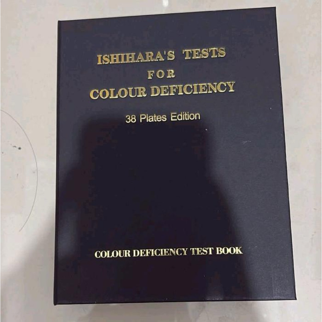 Buku Tes Buta Warna | Ishihara 38 Plates | Original Japan Paper