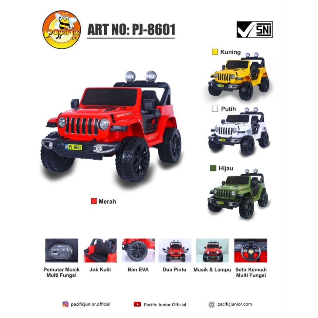 MOBILQN AKI ANAK PACIFIC JEEP PJ-8601