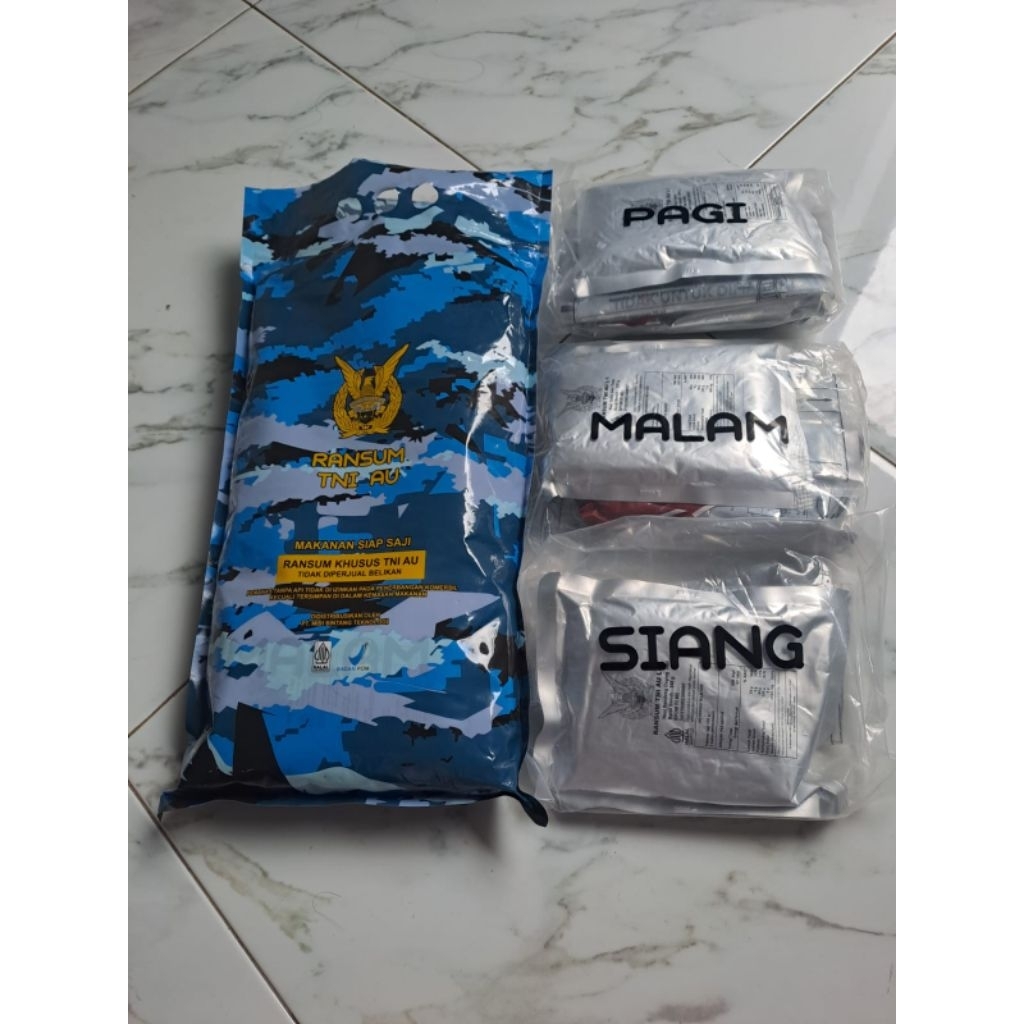 RANSUM TNI AU.RANSUM TNI.MAKANAN SIAP SAJI.