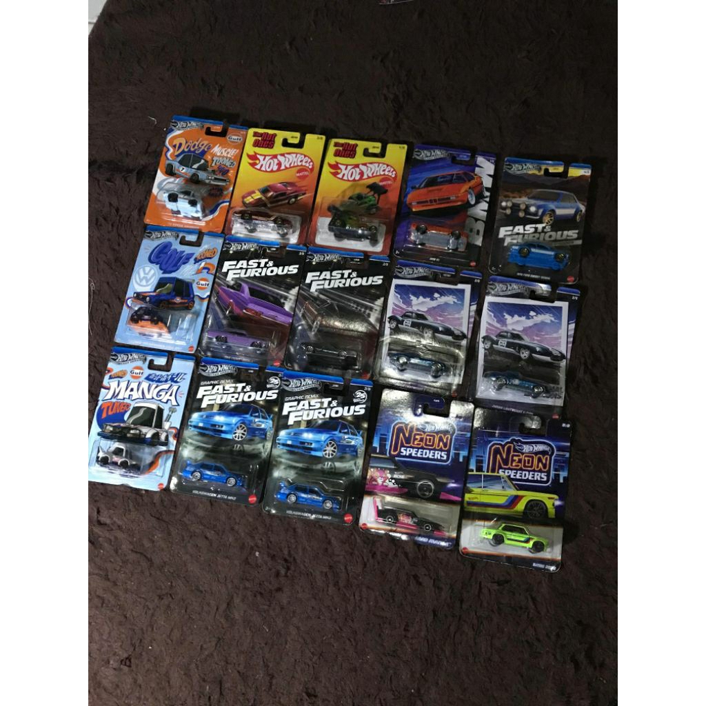 Hotwheels 15pcs Borongan Takeall X35
