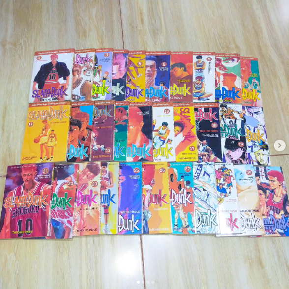 Komik langka Slam Dunk 1-31 Tamat fullset