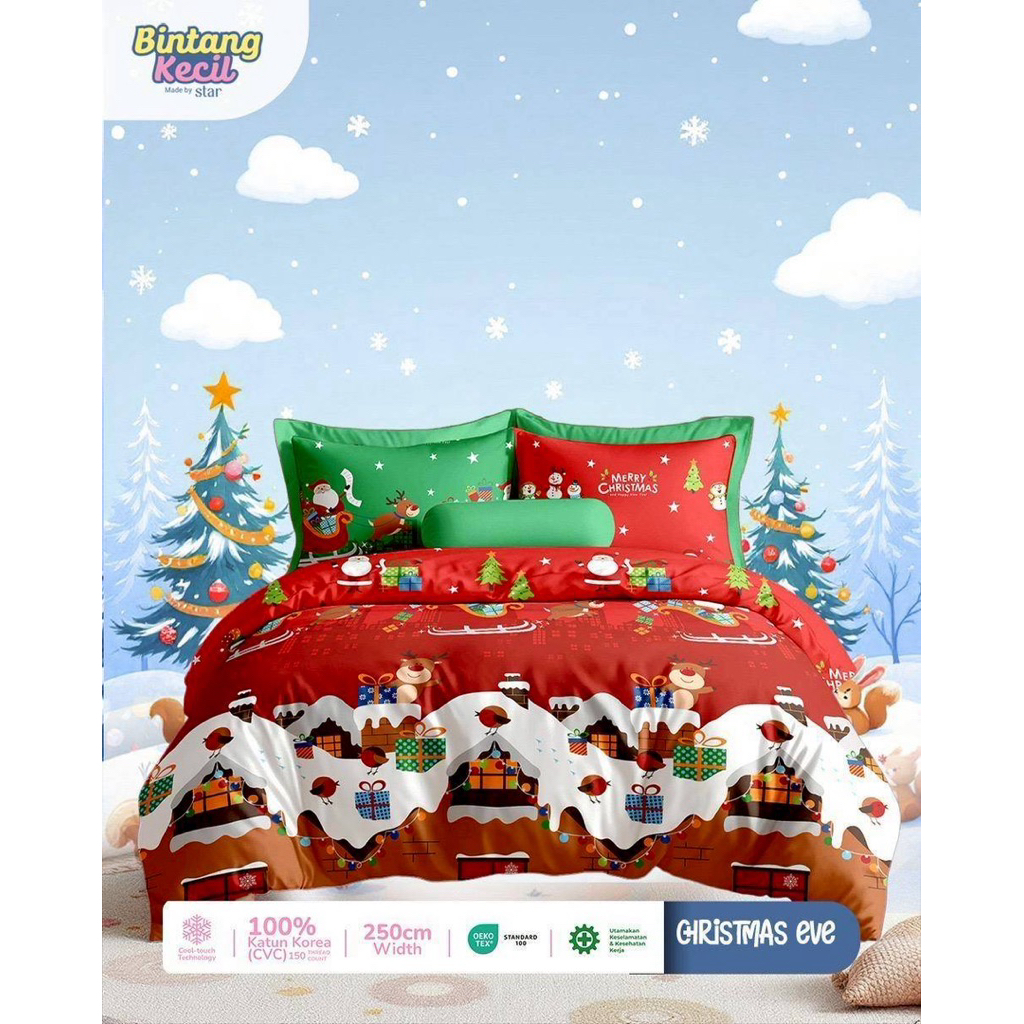 Sprei Katun Karakter Anak Laki Laki Dan Perempuan