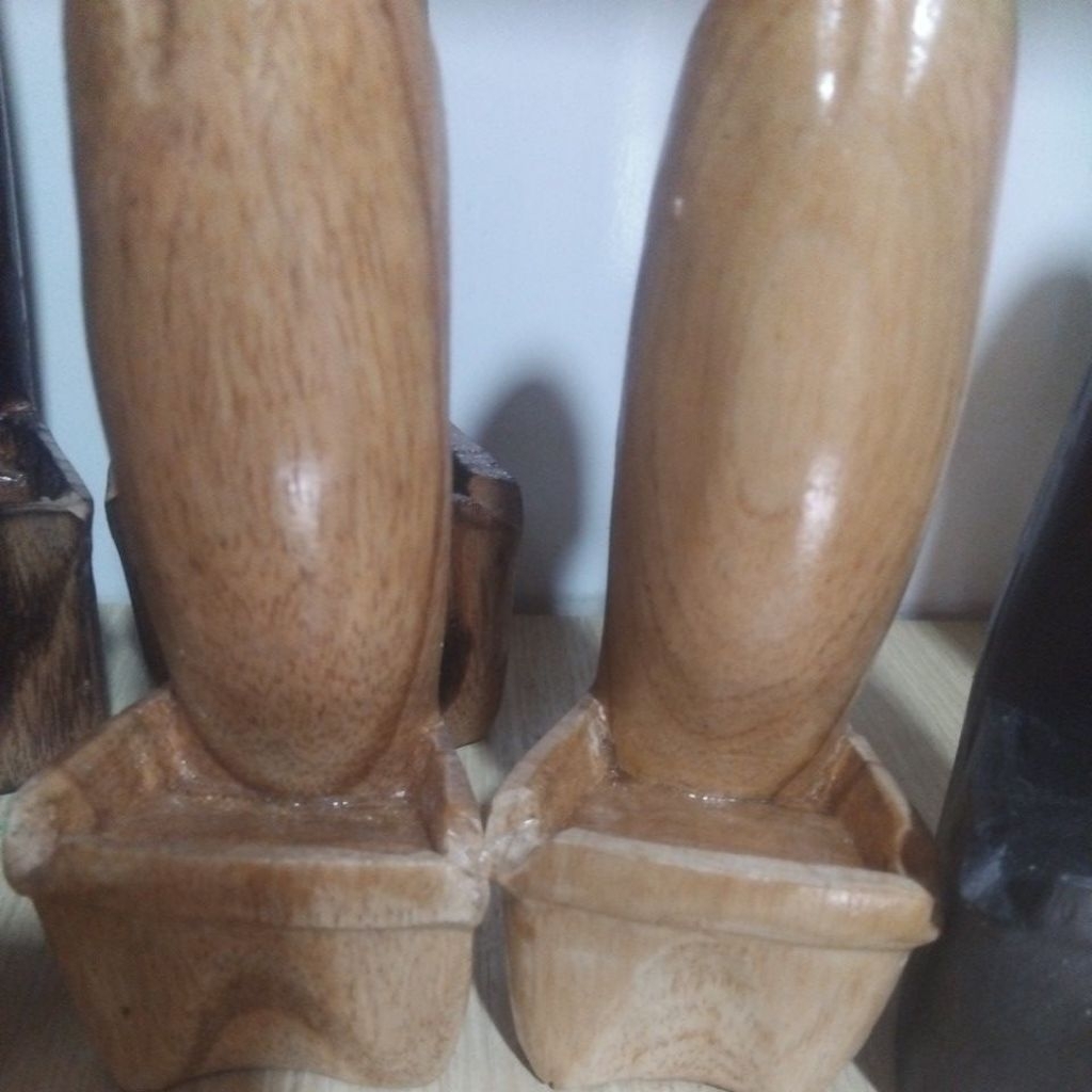 kerajinan asbak kayu bali 30 cm kerajinan asbak abu  khas bali