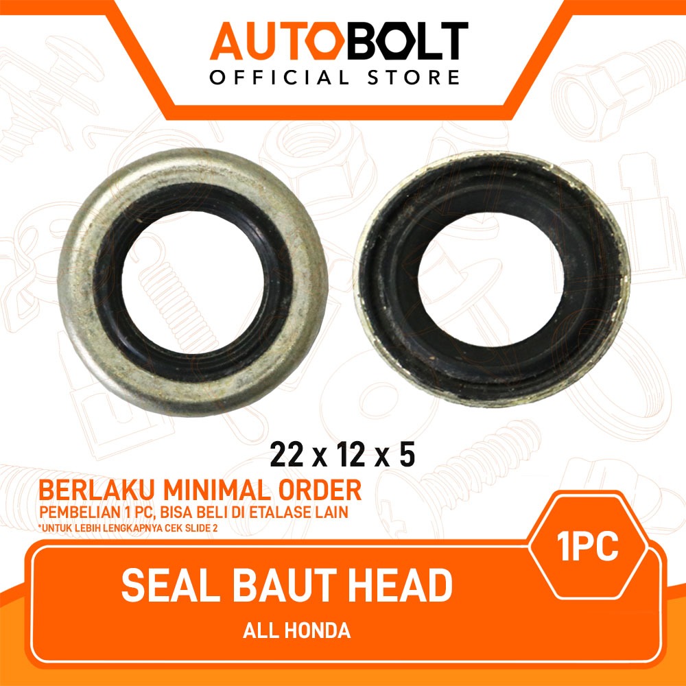 Seal Baut Tutup Head All Honda Beat Karbu Lama Old Fi eSP Pop New F1 Deluxe Vario 125 150 160 Revo S