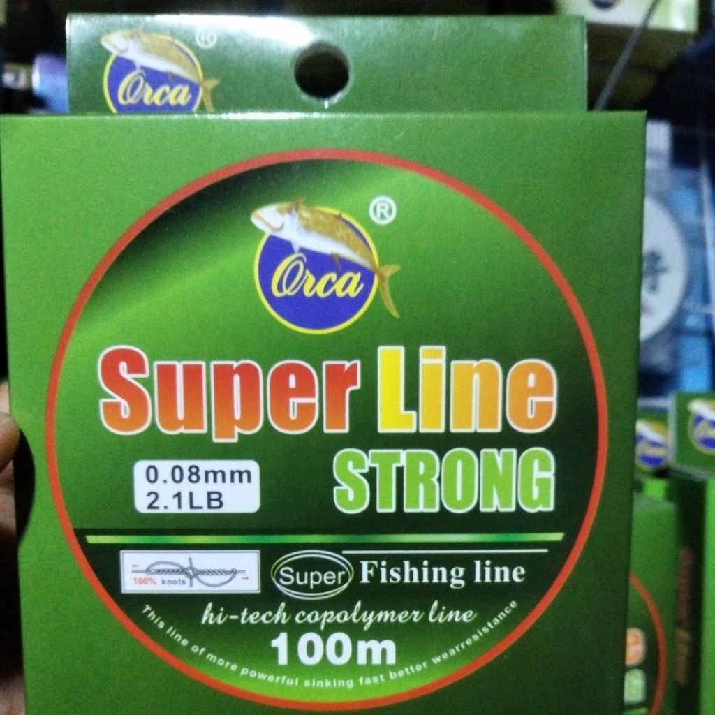 SENAR ORCA SUPERLINE 0.06 SAMPAI 0.16 100M