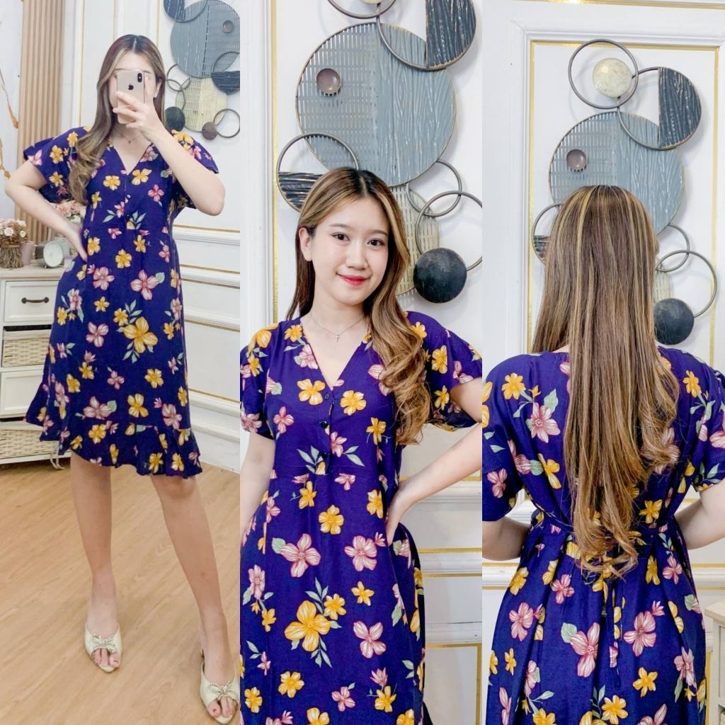 DRESS BUSUI/ DASTER MAHALINI PENDEK/ DASTER REMPEL