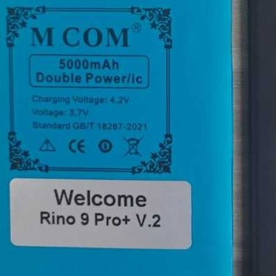[WMK] Battery Batere Batre Baterai Double Power Mcom Welcome Rino 9 Pro Plus versi 2