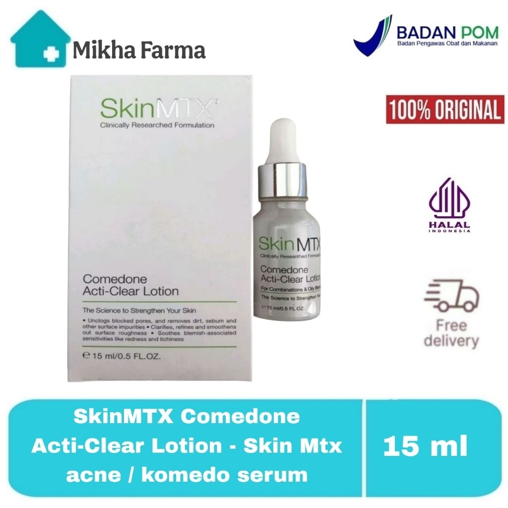 SkinMTX Comedone Acti-Clear Lotion - Skin Mtx acne / komedo serum skin matrix - BPOM