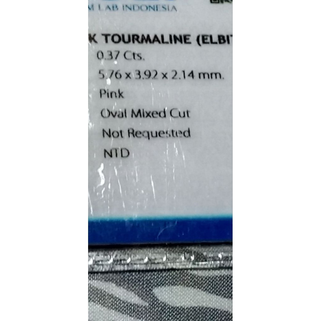 pink tournaline sesuai MEMo , natural asli batu