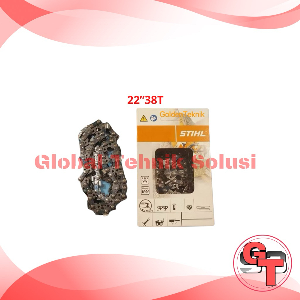 Rantai Bar Chainsaw STIHl 22 inch /38 T Rantai Potong Senso STIHL 22”