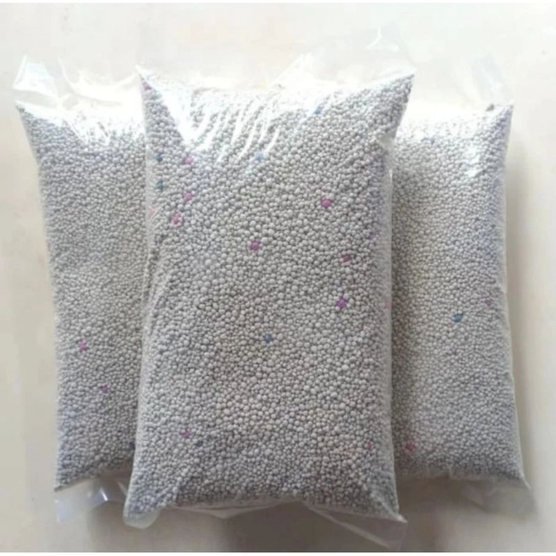 PASIR GUMPAL WANGI 1 KG REPACK - PASIR KUCING CAT / PASIR KUCING GUMPAL WANGI