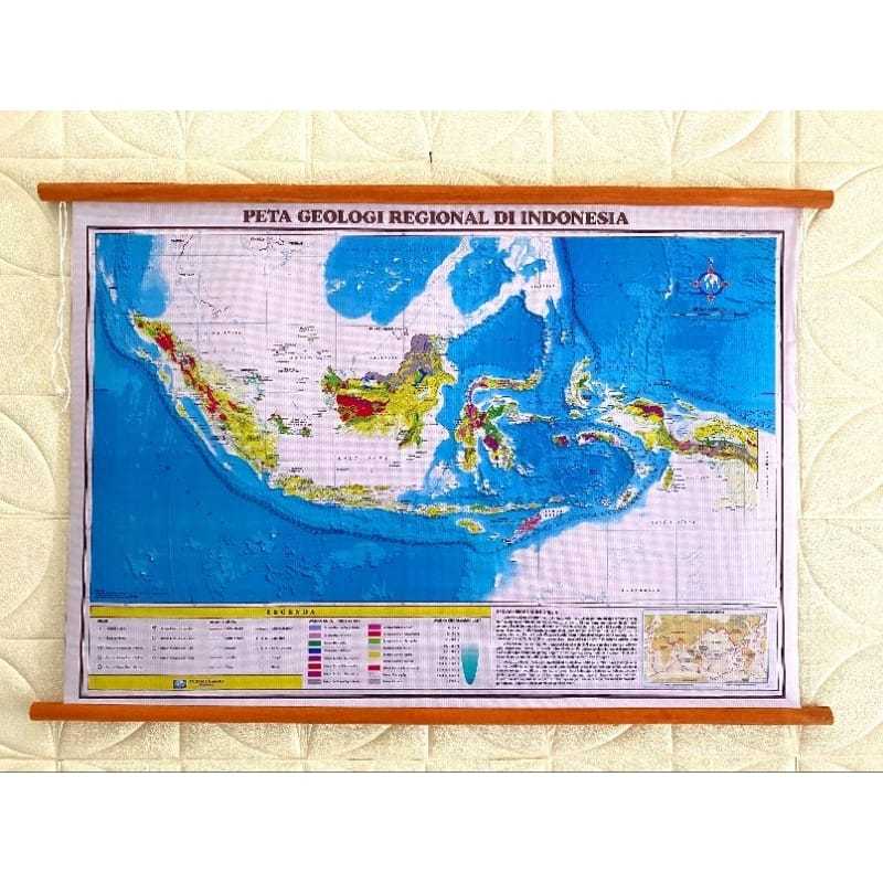 Peta Bingkai Geologi Regional Indonesia / Peta Geologi Regional Indonesia