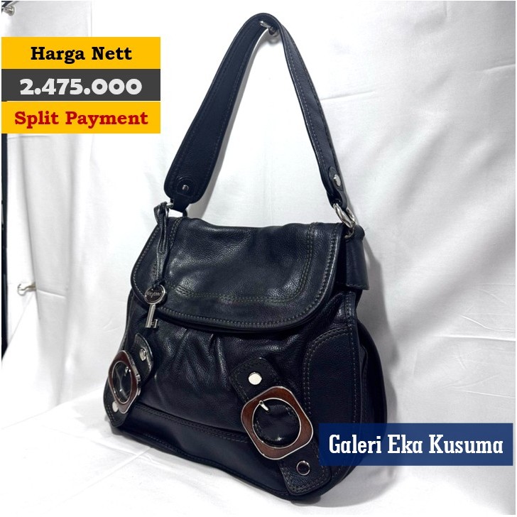 F213. FOS*IL FIFTYFOUR 54 AUDRA SHOULDER HITAM