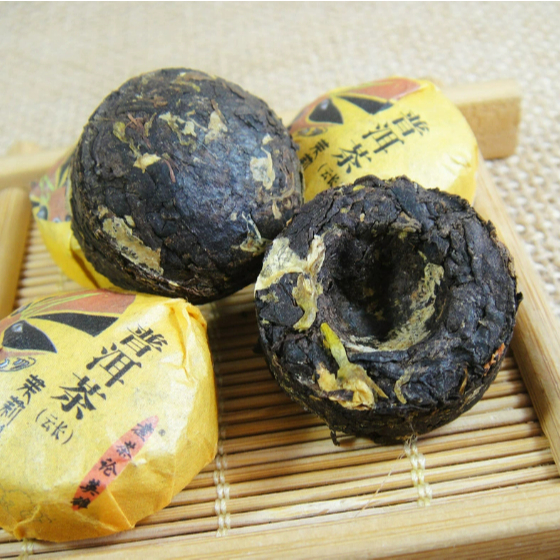 Jasmine Pu Erh - Mini Pu Erh Chinese Tea - Per Biji Kualitas Premium