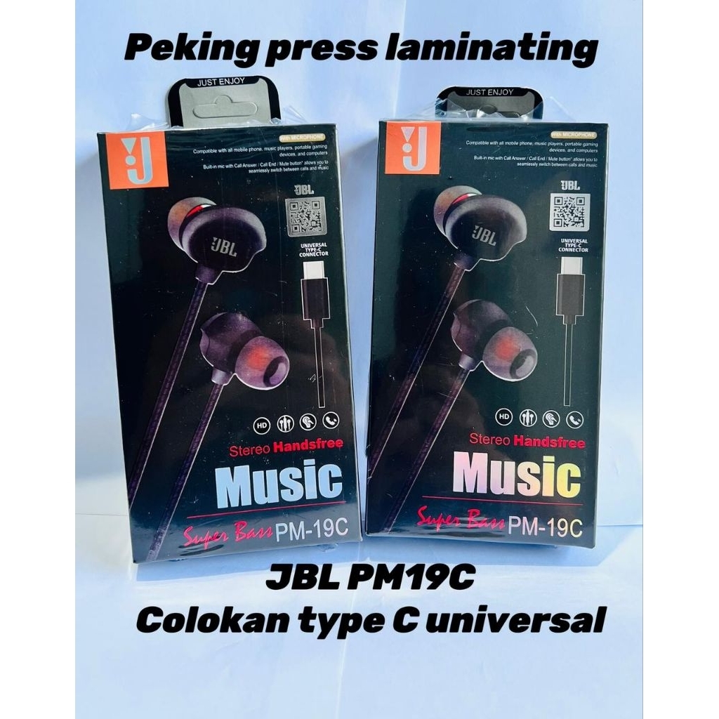 HF Headset JBL PM 19C Original - Type C