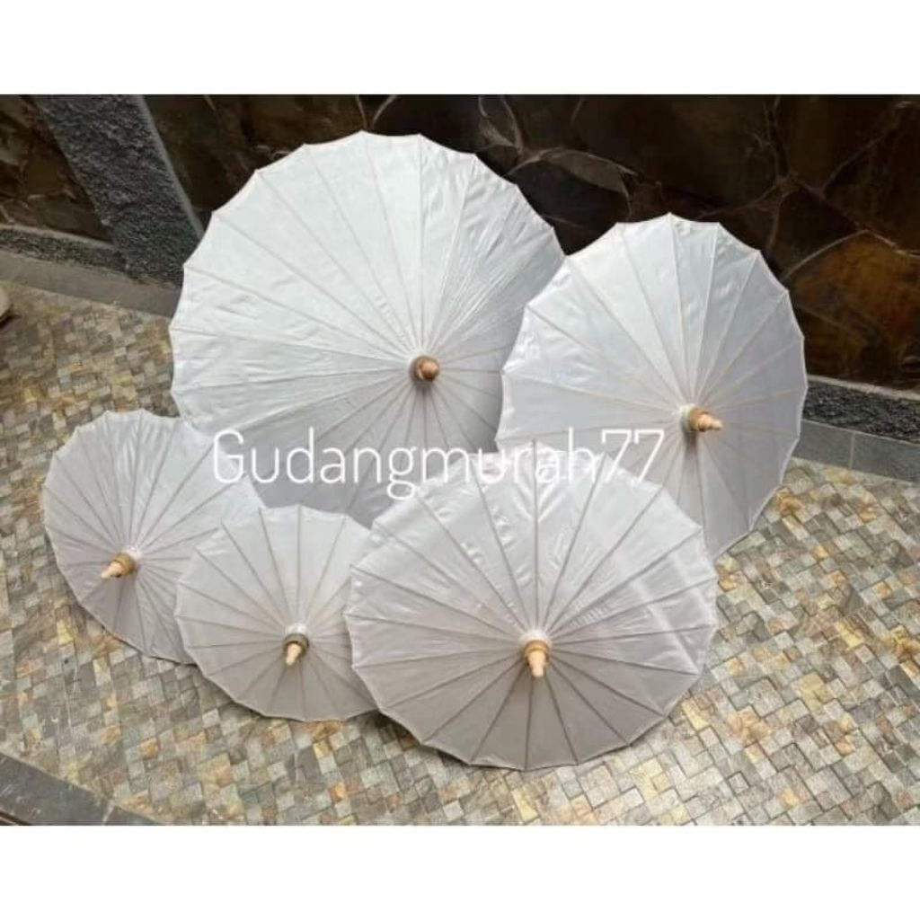 PAYUNG DEKORASI UKURAN 60 CM / PAYUNG HIAS / PAYUNG POLOS / PAYUNG DEKORASI